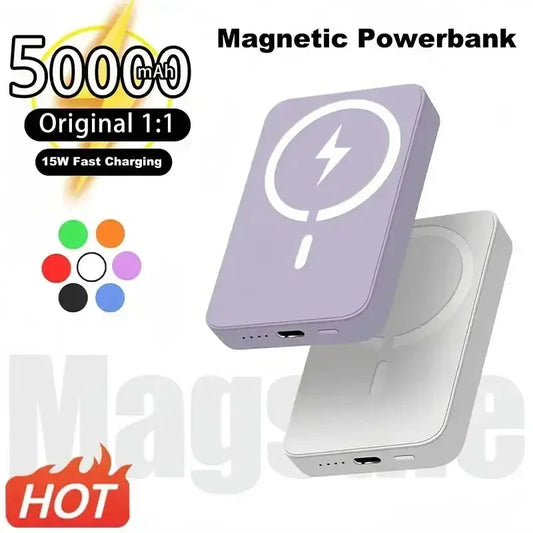 50000mAh 20W Powerbank Magnetic Wireless Fast Charging