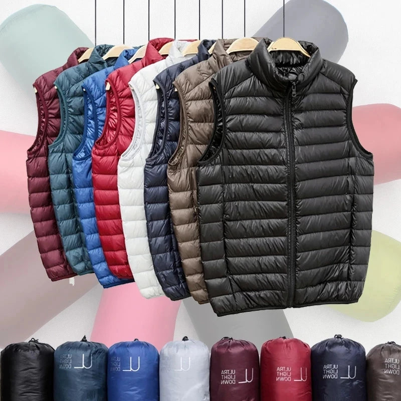 Sleeveless Puffer Vest Men