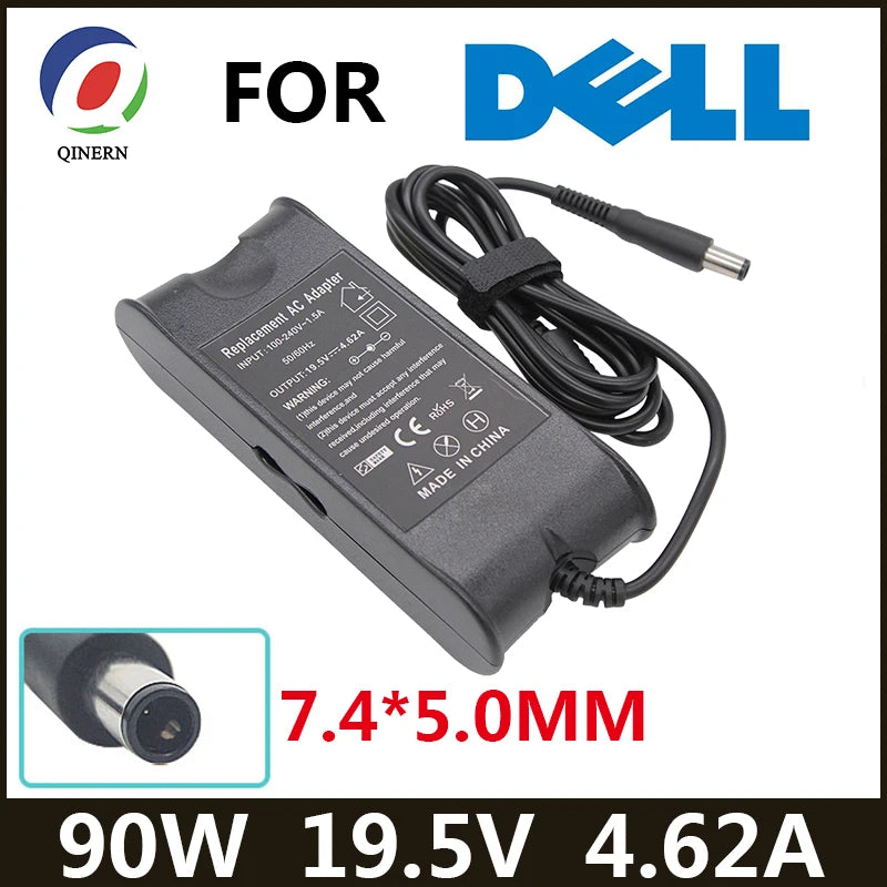 19.5V 4.62A 90W 7.4*5.0mm AC Laptop Charger For Dell E4300 E5410 E6320 E6400 E6430 3521 dell inspiron n5110 Power Adapter