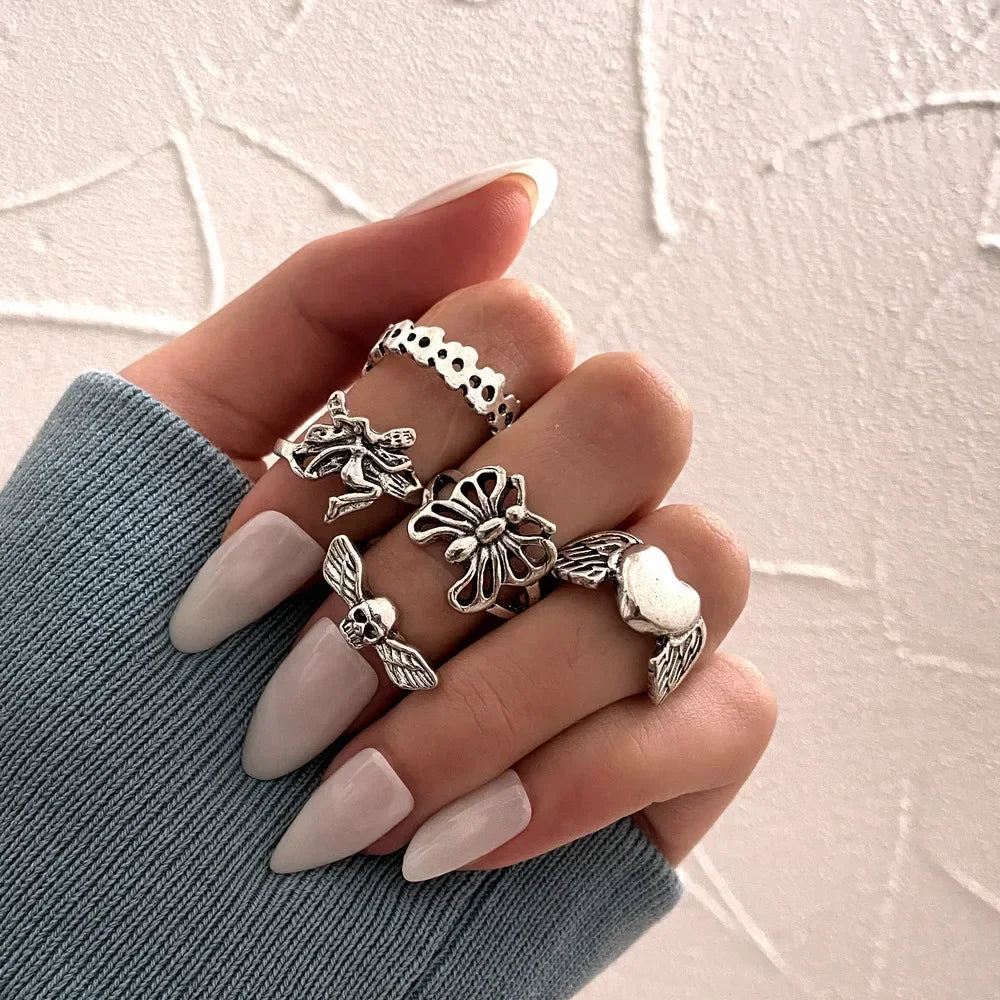 Women's 10 Pcs Rings