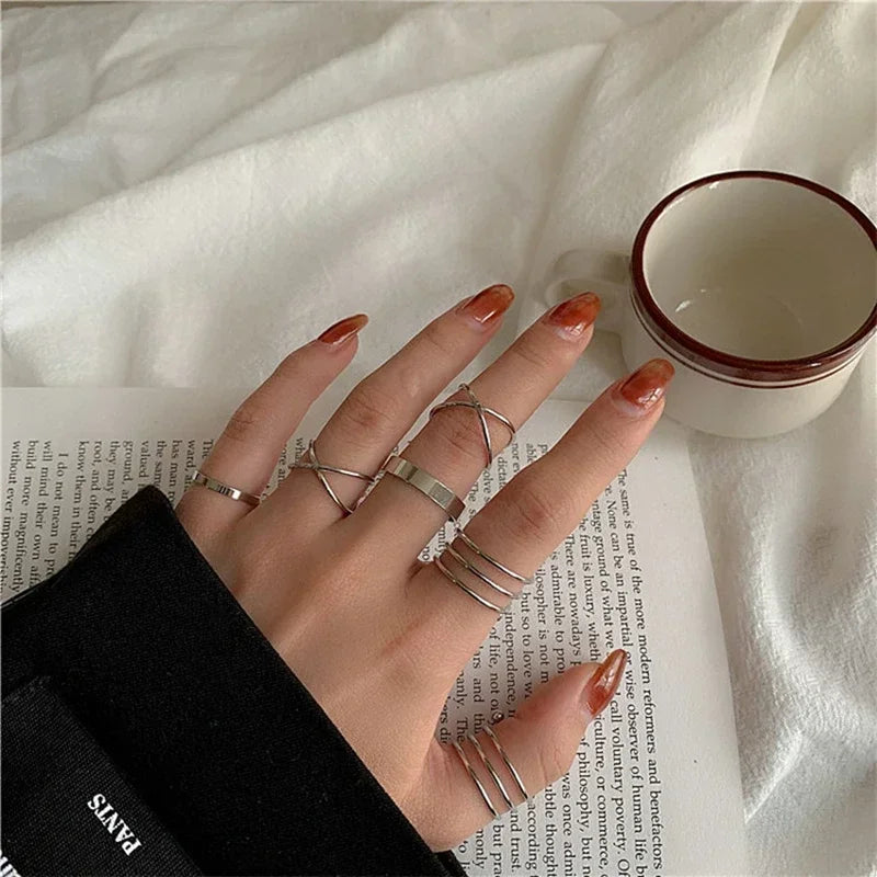 Women's 10 Pcs Rings