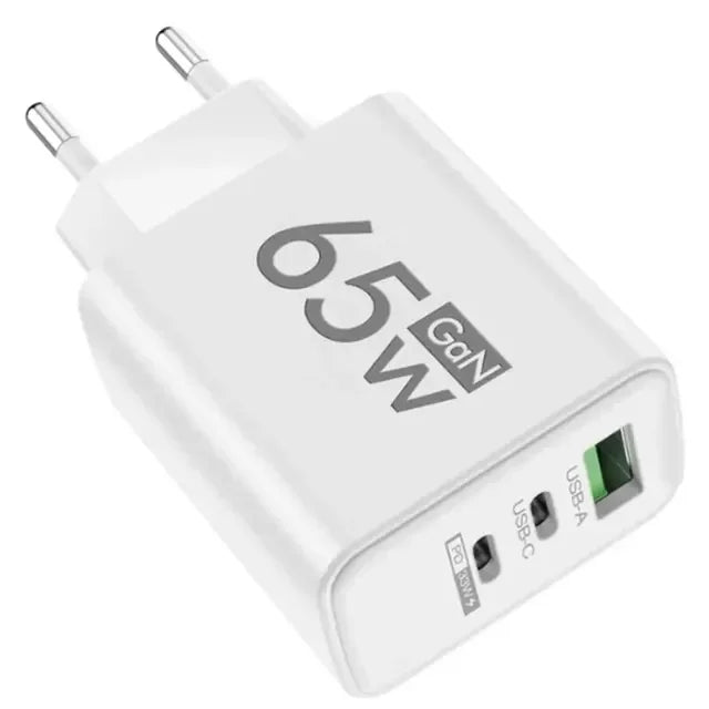 Fast Charging 65W USB Type C Charger PD 3.0