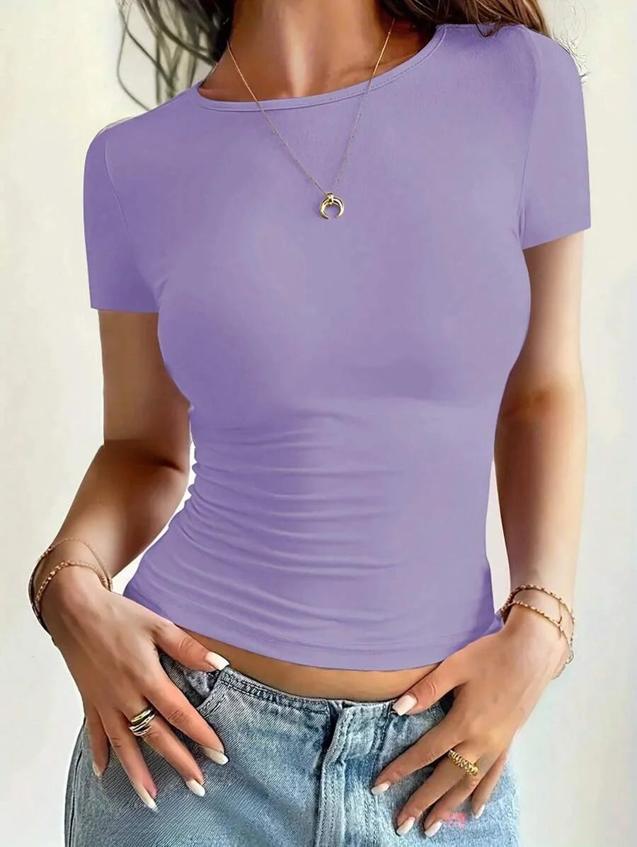 Women's Basic Tight T-Shirts