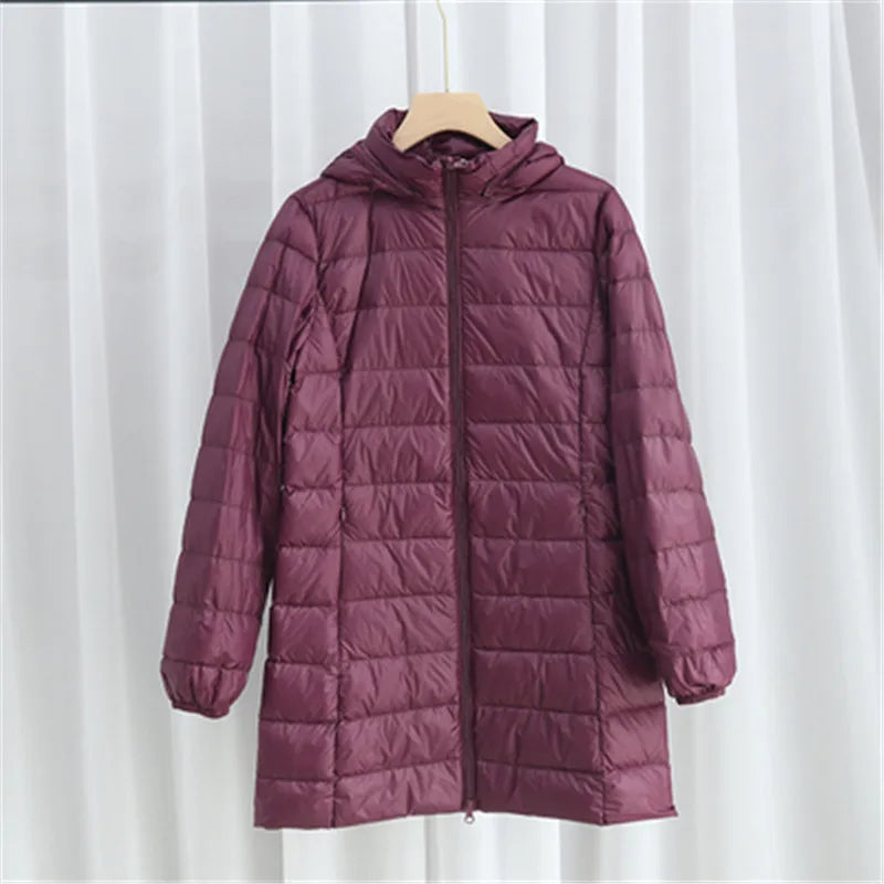 Hooded Puffer Coat Women