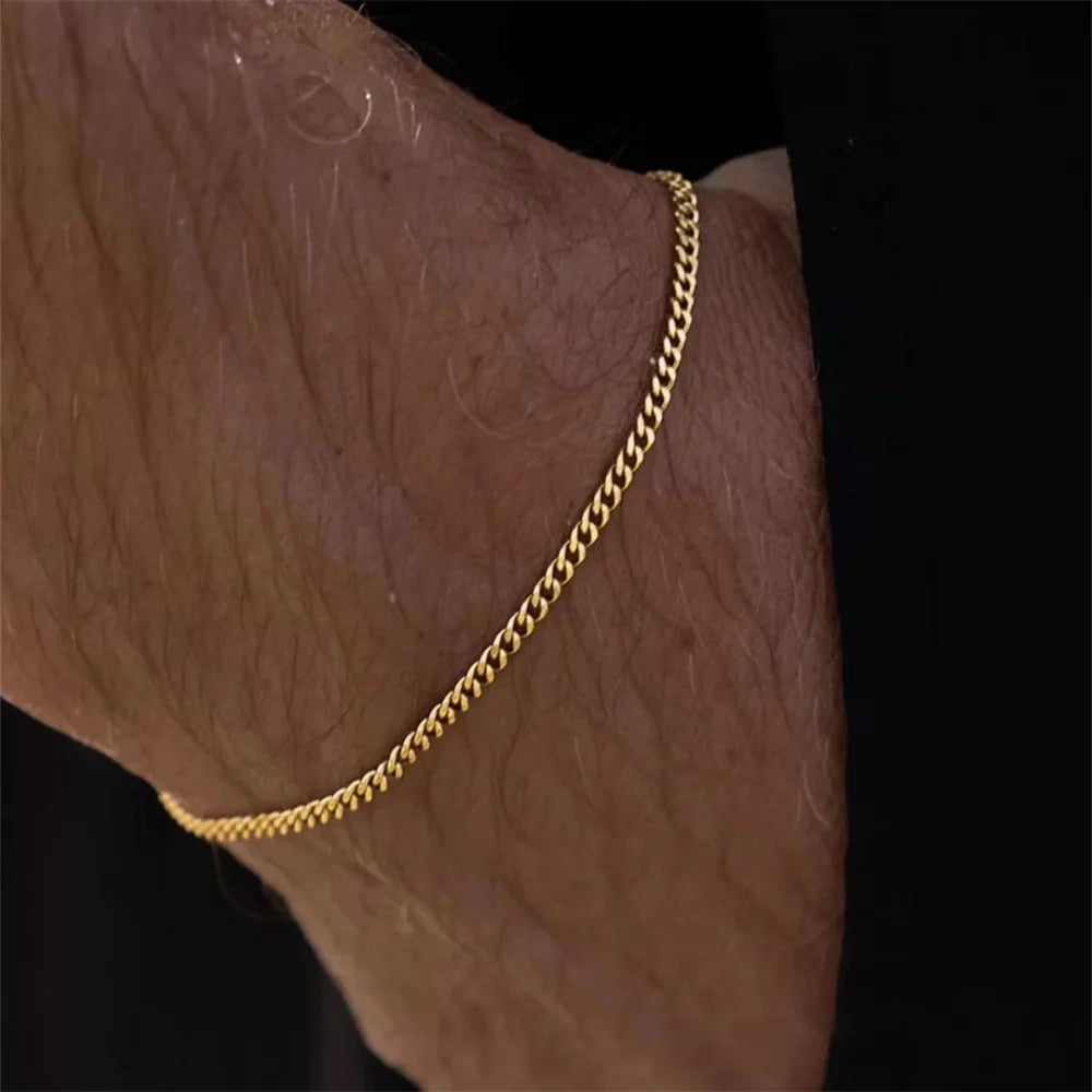 Men's Gold Stainless Steel Bracelet