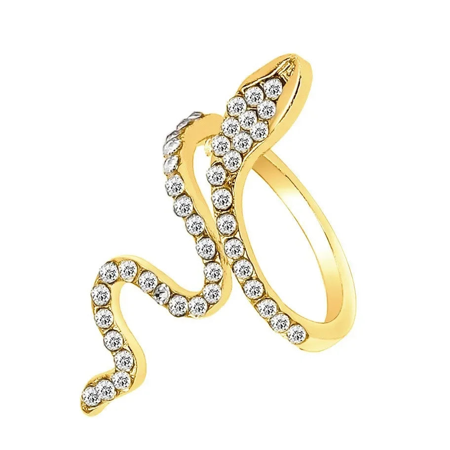 Women's Heart & Snake Finger Rings