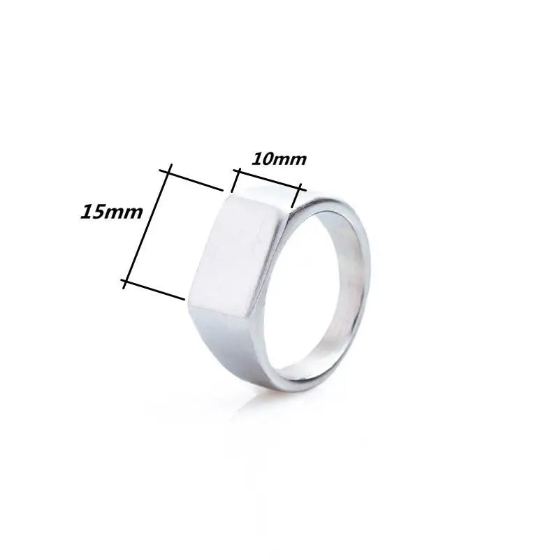 Men's Flat Top Ring