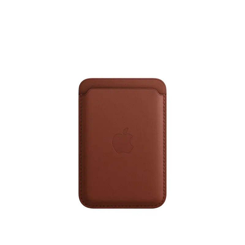 Leather Magsafe Card Holder For iPhone 15 12 13 14 Pro Max Plus Mini