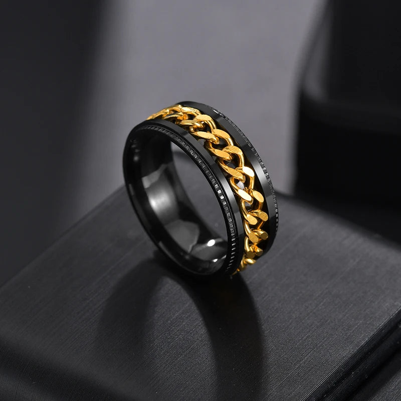 Men's Titanium Stainless Steel Ring