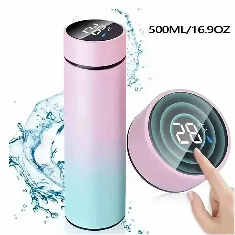 500ML Stainless Steel Thermos Bottle With Digital Temperature