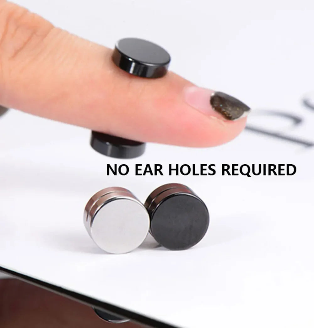 3 Pairs Strong Magnetic Earrings (no ear holes needed)