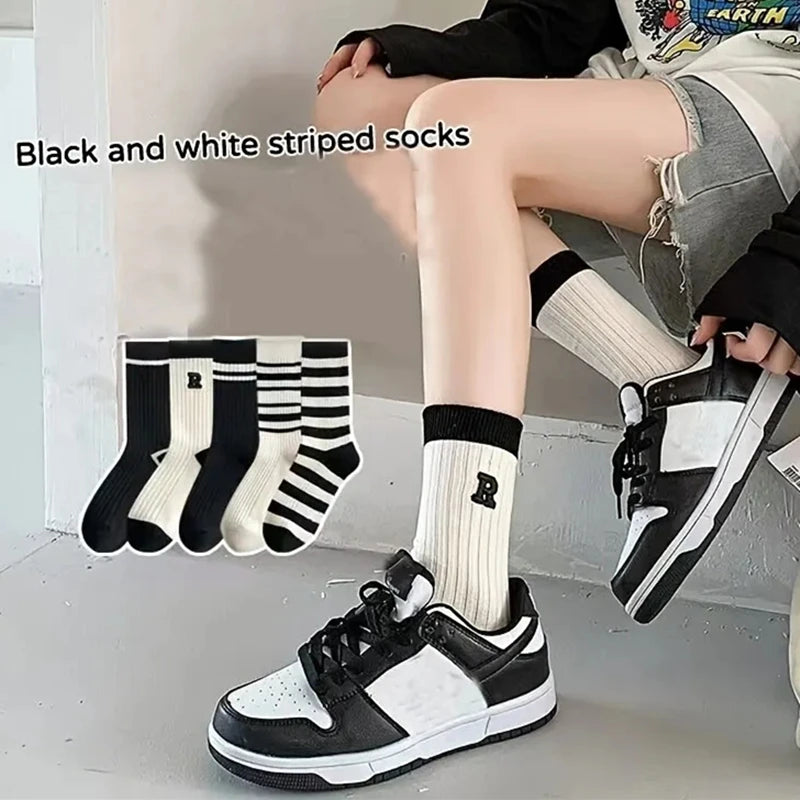 Women's 5 Pairs Cute Comfy Socks