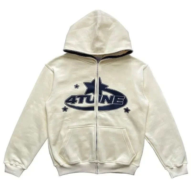 Star Zip Hoodie Men