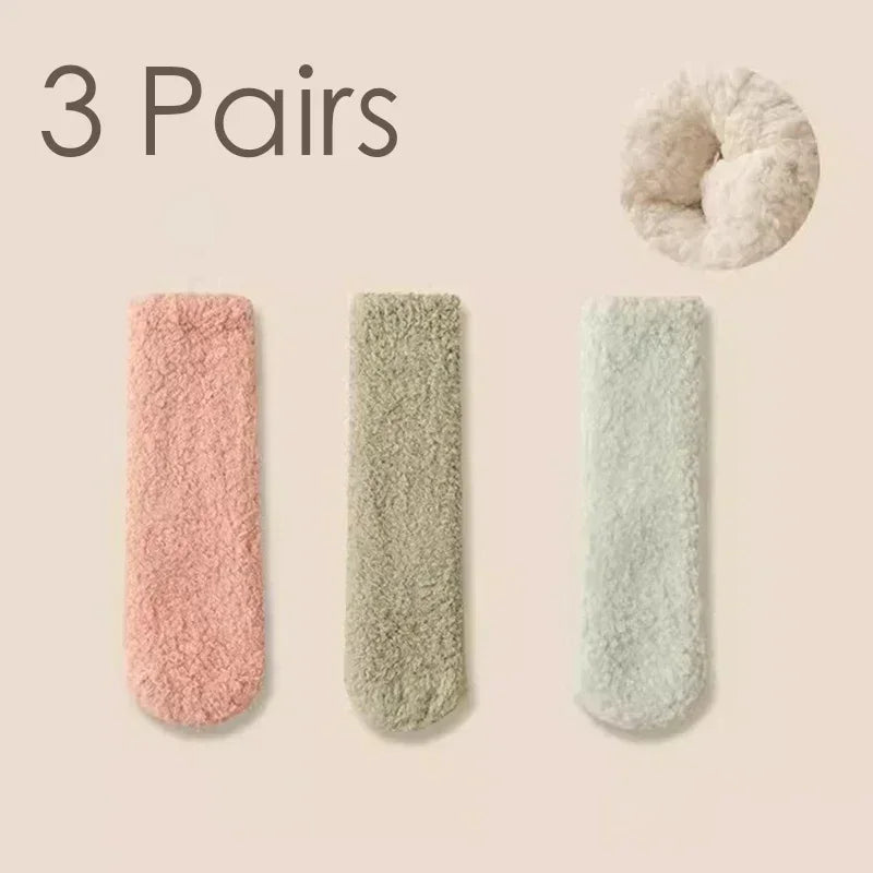 3 Pairs Women's Comfy Socks