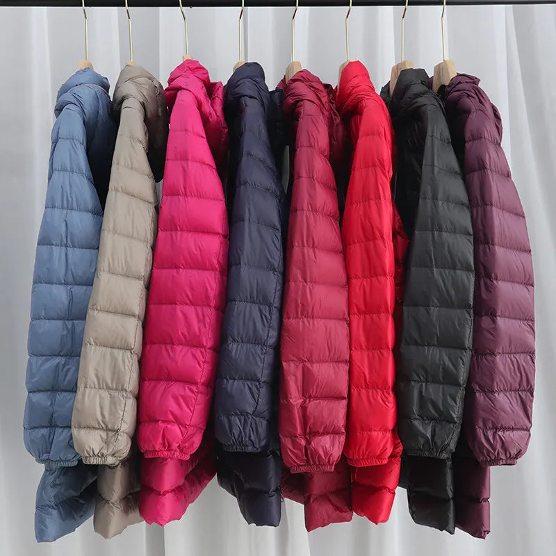 Hooded Puffer Coat Women