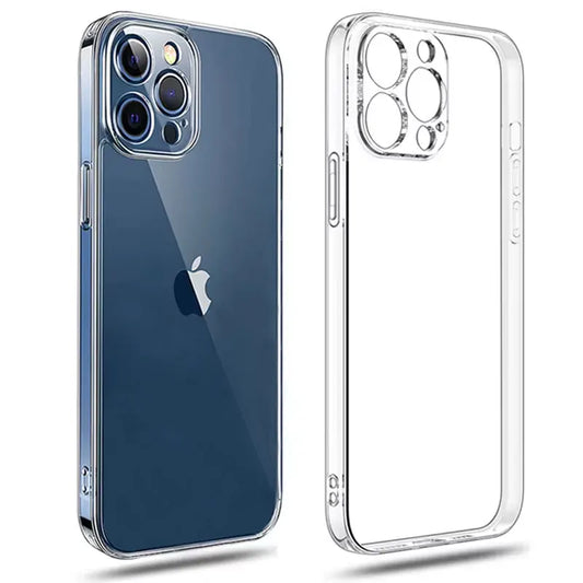 Clear Phone Case For iPhone 11 12 13 14 15 16 Pro X XR XS Max Mini 7 8 Plus SE Silicone