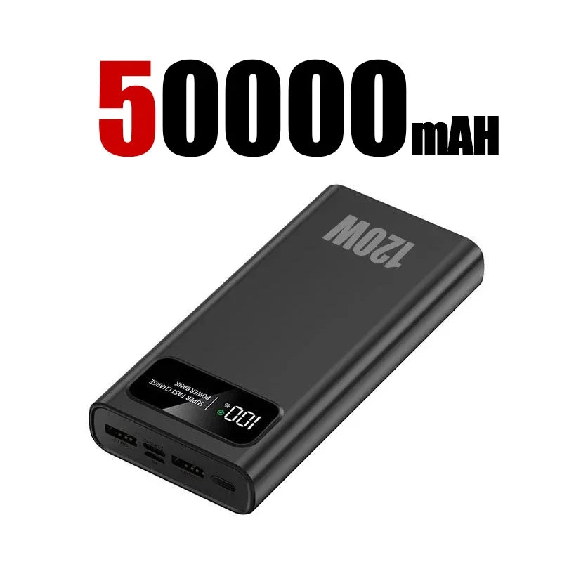 200000mAh Power Bank 120W Super Fast Charging High Capacity