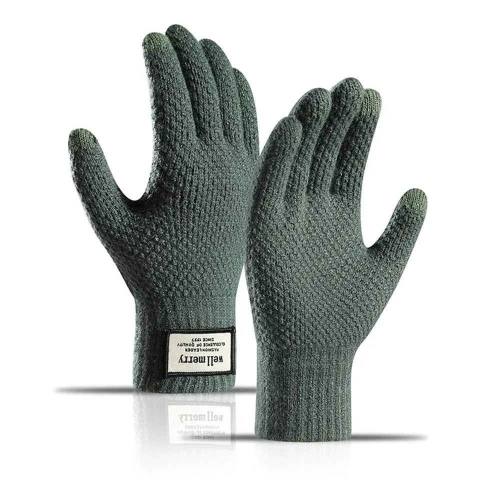 Thick Knitted Gloves For Men & Women, Phone Screen Touch