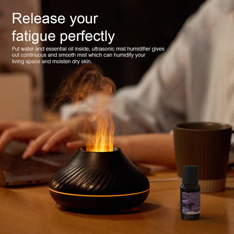 Volcanic Aroma Diffuser 130ml USB Air Humidifier