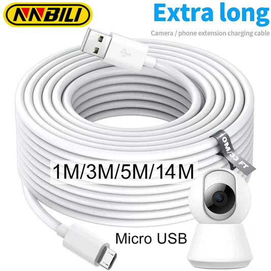 1m-14m Extra Long Micro USB Fast Charging