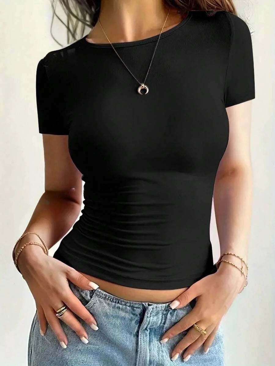 Women's Basic Tight T-Shirts