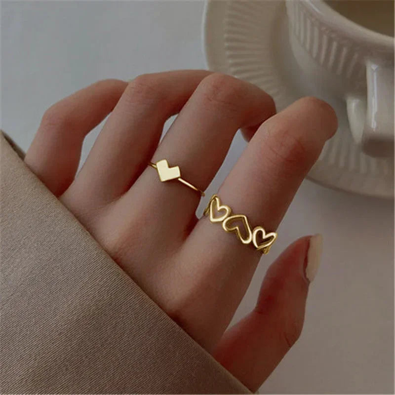 Women's 10 Pcs Rings