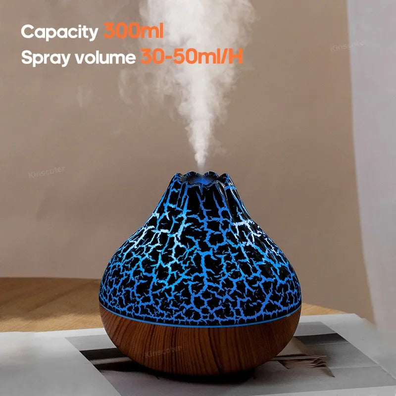 300ml Volcano Air Humidifier USB Air Freshener