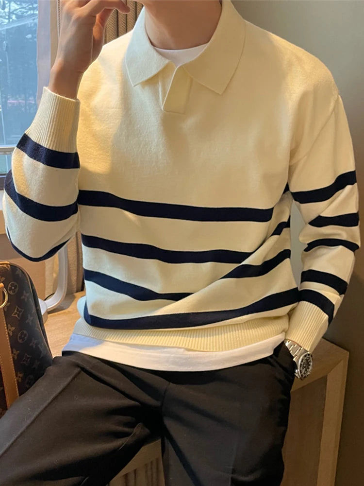 Striped Sweater For Men