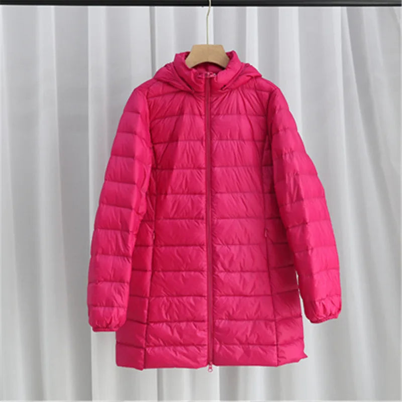 Hooded Puffer Coat Women