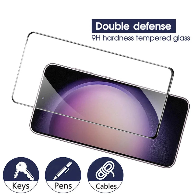 Samsung s24 Glass, s25 s24  Tempered Glass s23 fe s20 s21 s22 plus