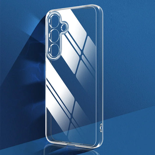 Clear Silicone Case For Samsung Galaxy S24 S23 S22 Ultra S21 FE S20 Plus Note 20 S30 A14 A24 A34 A54