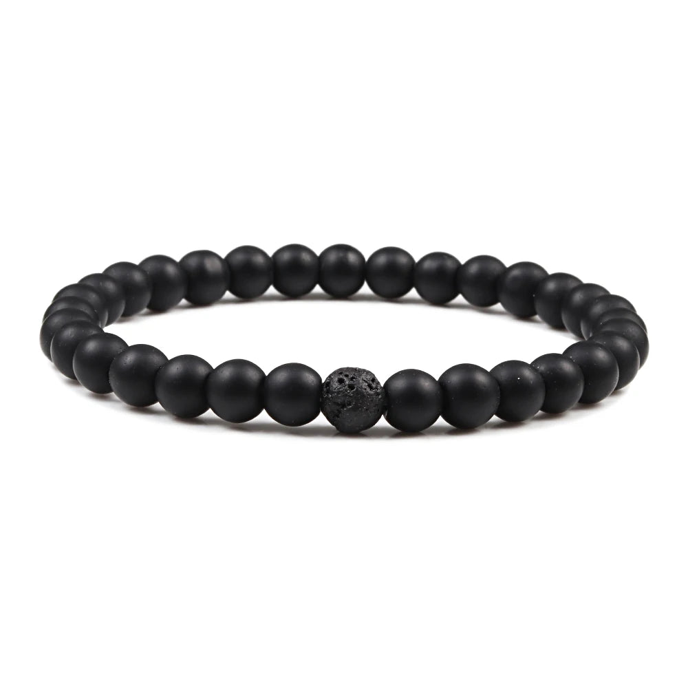 Men's 6mm Stone Bracelet