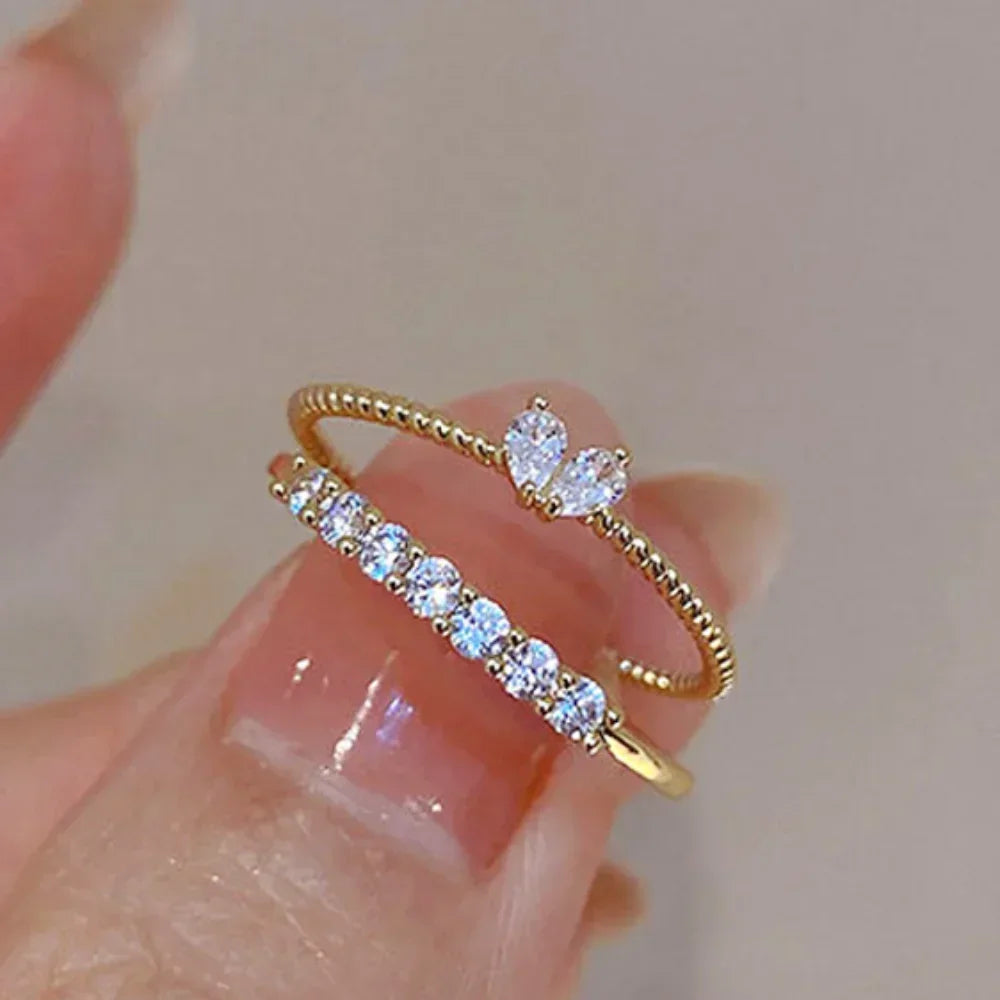 Women's Luxury Heart Rings