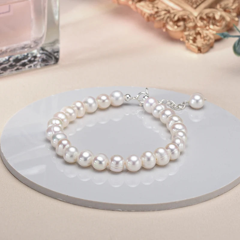 Women's 6-8mm Pearl Bracelet