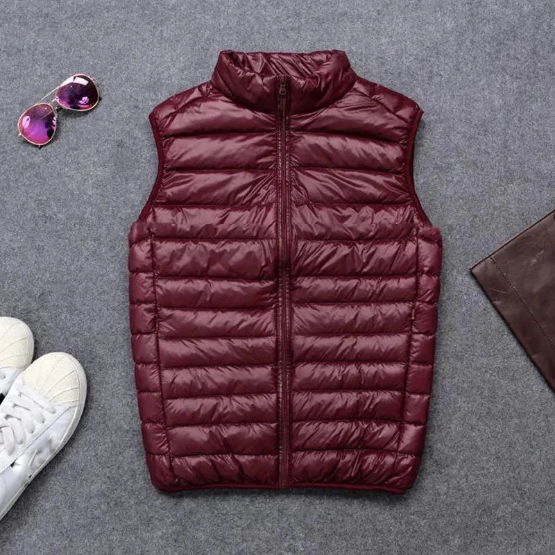 Sleeveless Puffer Vest Men