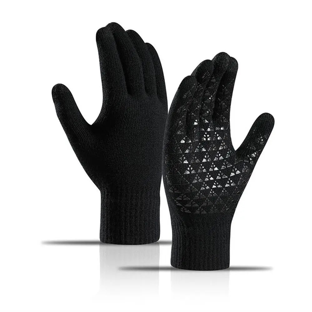 Thick Knitted Gloves For Men & Women, Phone Screen Touch