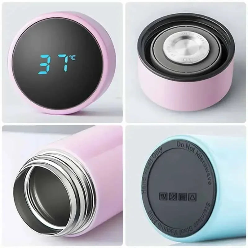 500ML Stainless Steel Thermos Bottle With Digital Temperature