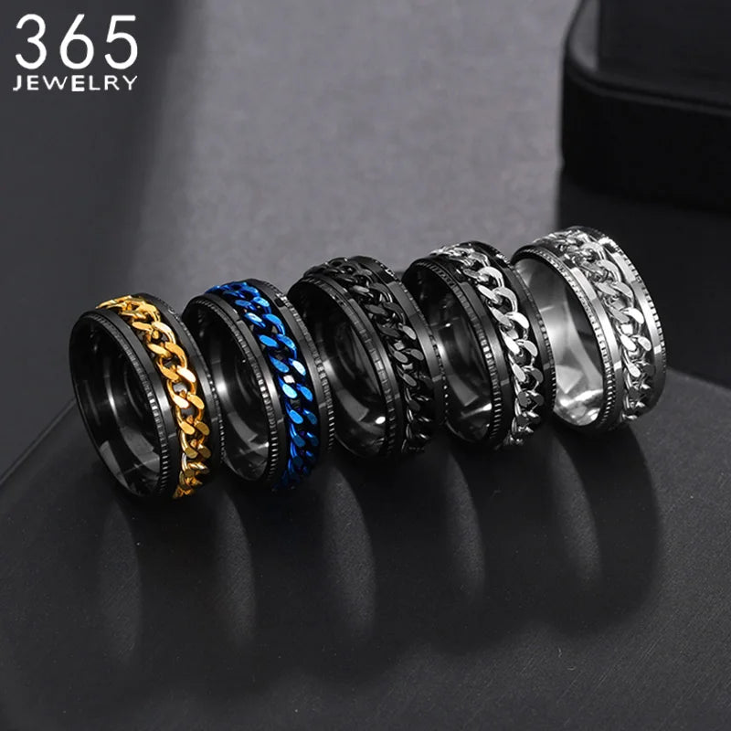 Men's Titanium Stainless Steel Ring