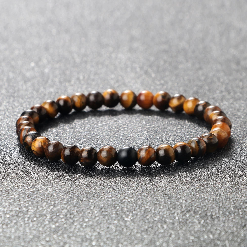 Men's 6mm Stone Bracelet