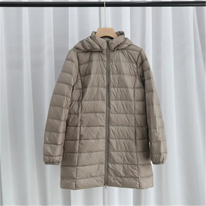 Hooded Puffer Coat Women