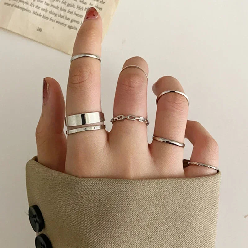 Women's 10 Pcs Rings