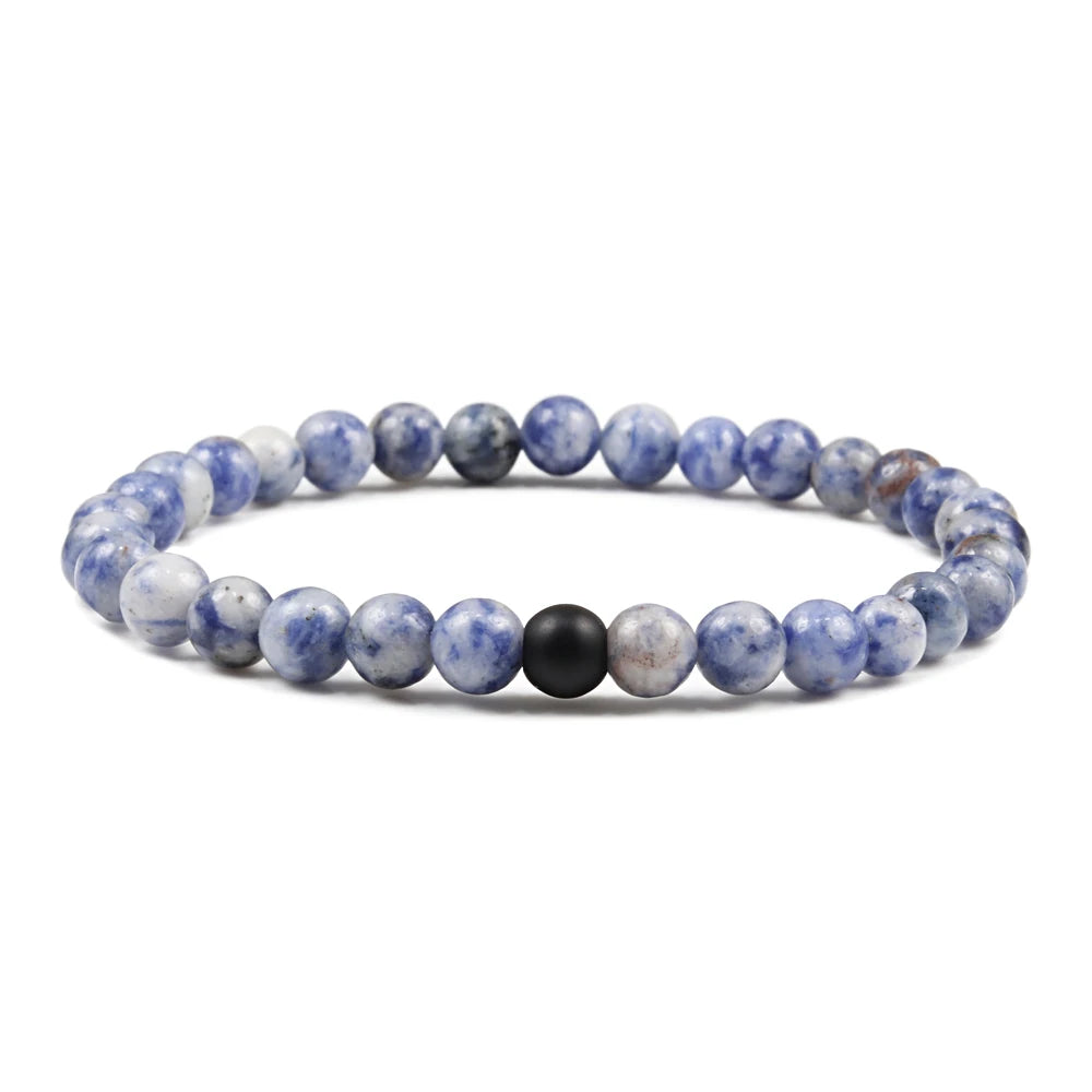 Men's 6mm Stone Bracelet