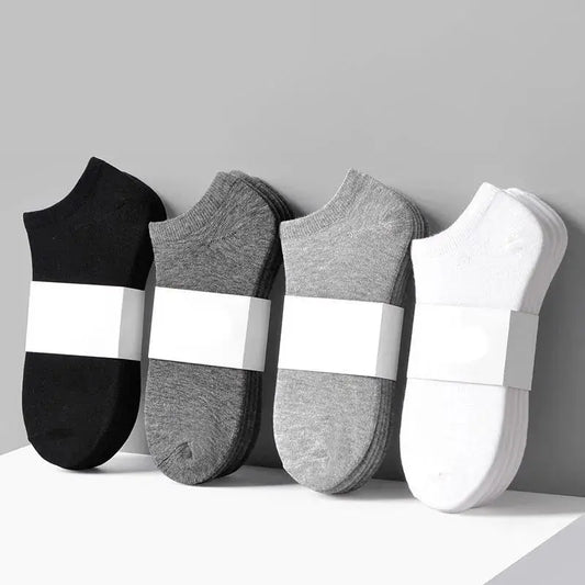 5 Pairs Essential Comfort Ankle Socks