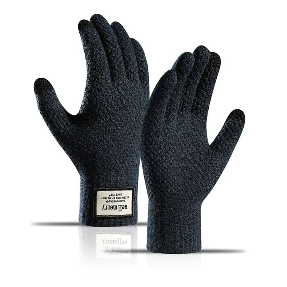 Thick Knitted Gloves For Men & Women, Phone Screen Touch