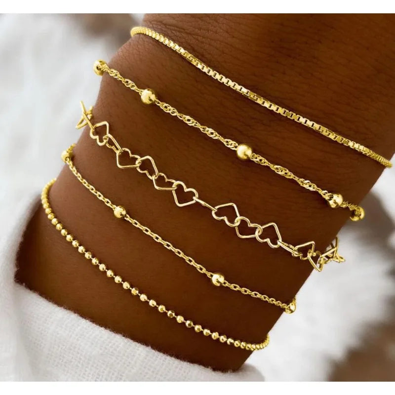 Women's 5-piece Bracelet Set