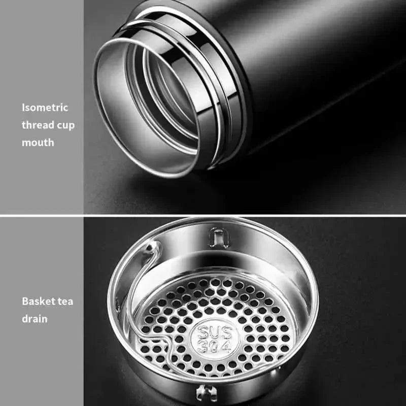 500ML Stainless Steel Thermos Bottle With Digital Temperature