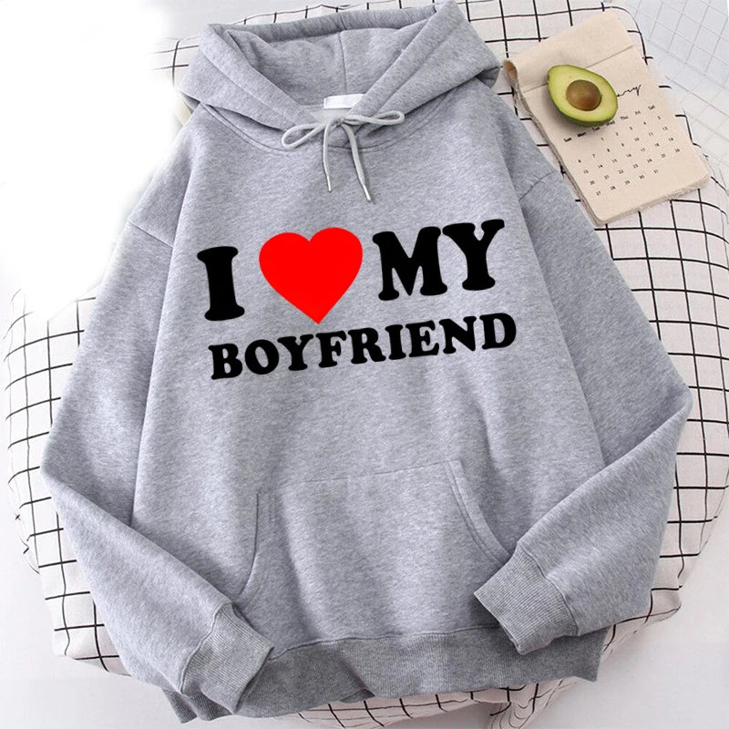 I Love My Boyfriend Women's Hoodie