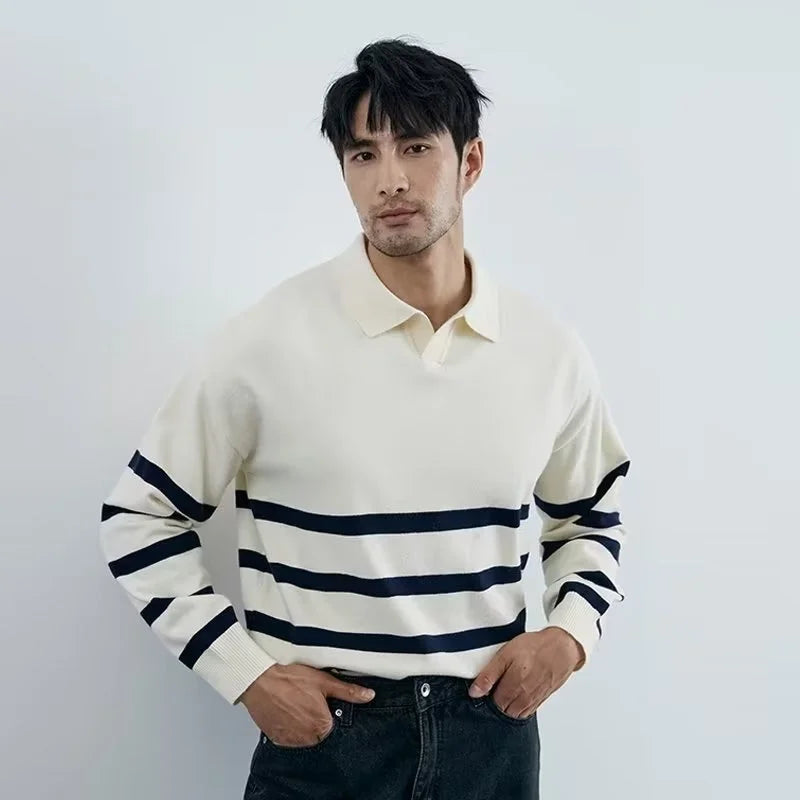 Striped Sweater For Men