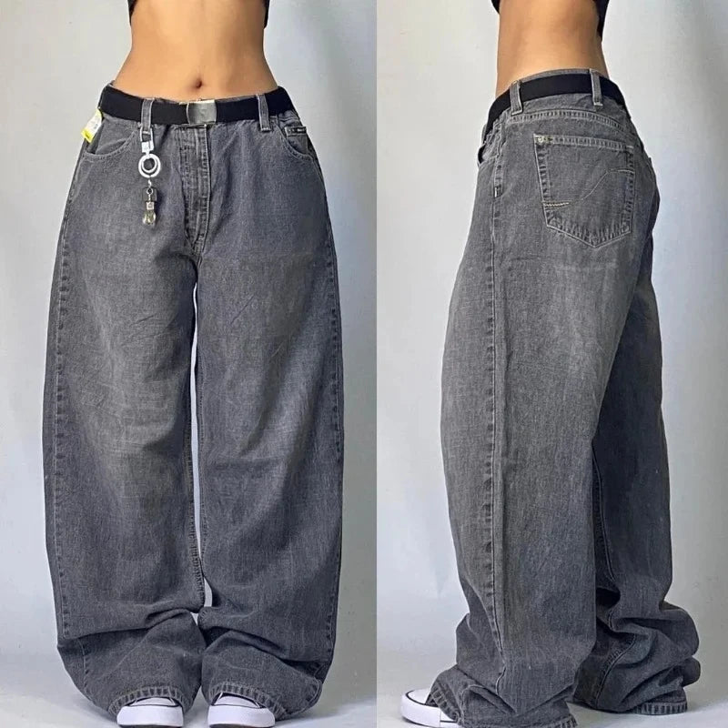 Women's Mid Waist Baggy Jeans