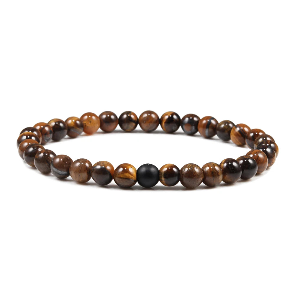 Men's 6mm Stone Bracelet